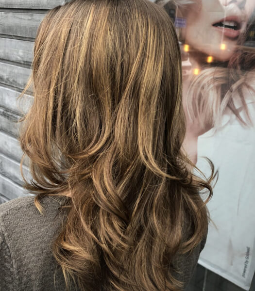 Balayage haarkleuring bij Kapsalon Ilona in Staphorst